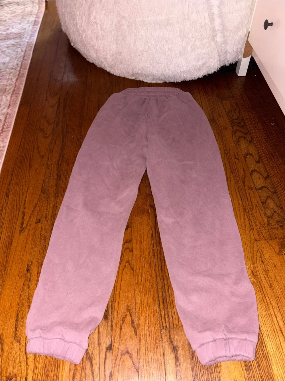 Kids Cozy Mauve Jogger Sweatpants